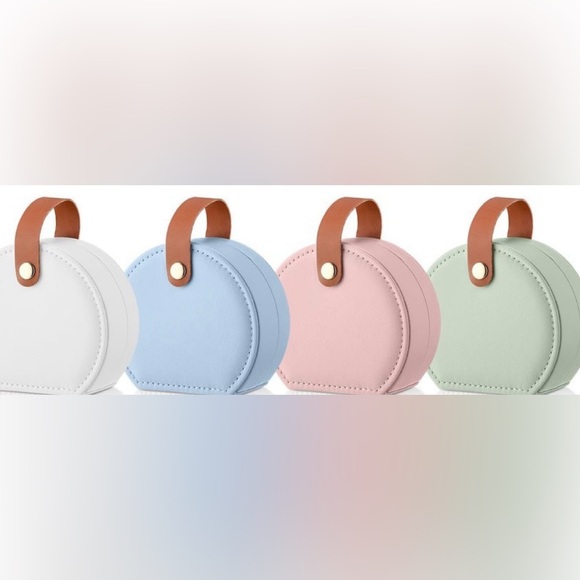 Handbags - Mini Jewelry Travel Case 4 Pastel Colors Available